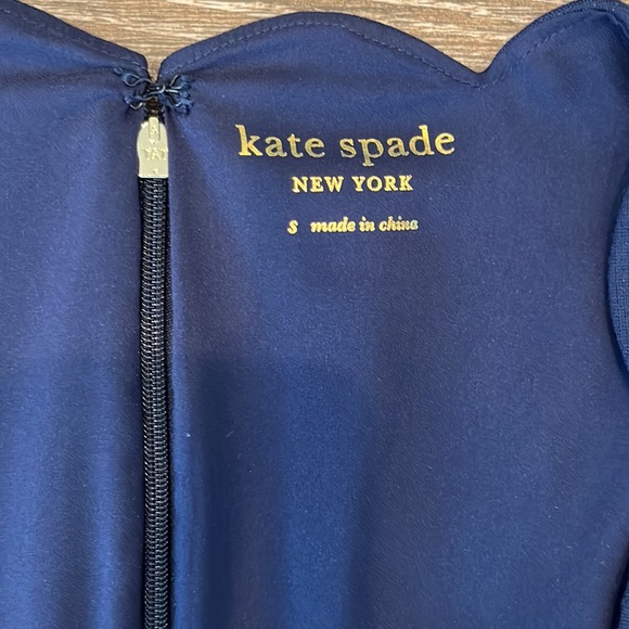 Kate Spade Navy Scalloped Dress - Picture 3 of 5